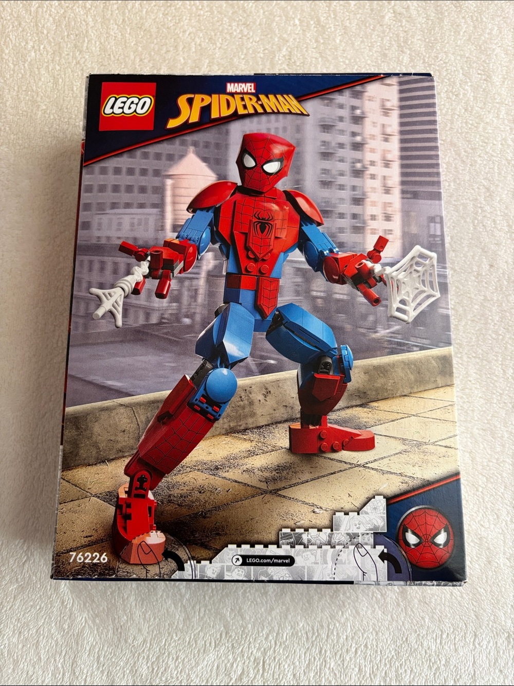 Lego Spider-Man Buildable Figure in Red and Blue